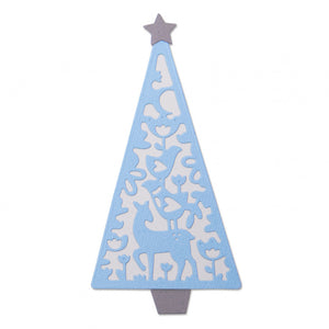 Sizzix Thinlits Die Set Folk Christmas Tree (663442)