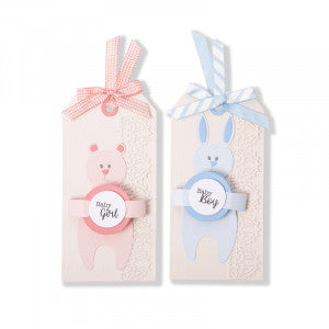 Sizzix Thinlits Die Set Bunny and Bear Hugs (663452)