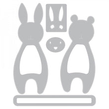 Load image into Gallery viewer, Sizzix Thinlits Die Set Bunny and Bear Hugs (663452)
