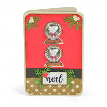 Load image into Gallery viewer, Sizzix Framelits with Stamps Snow Globe Scene (663683)
