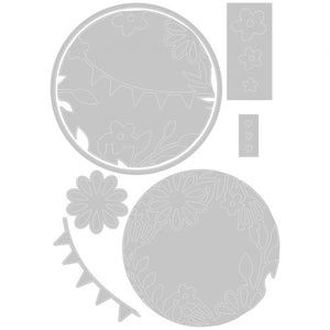 Sizzix Thinlits Die Set Romantic Layers (663859)