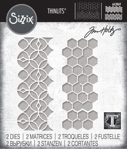 Sizzix Thinlits Dies Pattern Repeat by Tim Holtz (663869)
