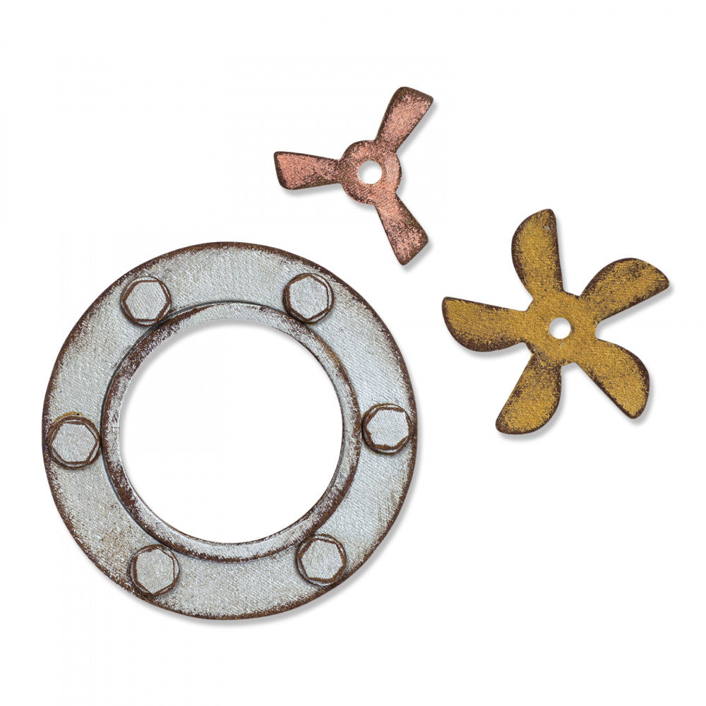 Sizzix Bigz- Tim Holtz- Steampunk Parts (664185)