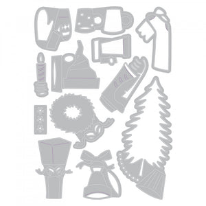 Sizzix Thinlits Festive Things by Tim Holtz (664191)