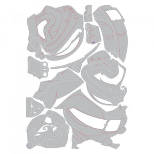 Sizzix Tim Holtz Thinlits- Jolly St. Nick (664198)