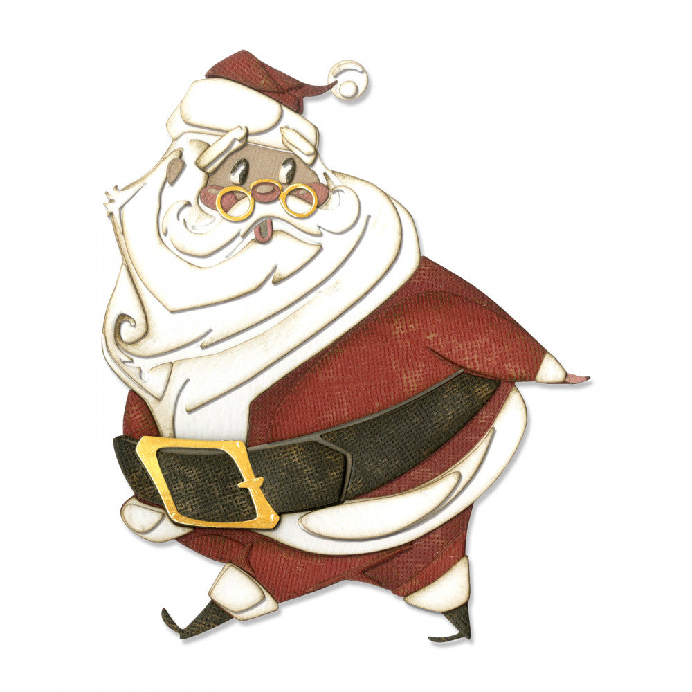 Sizzix Tim Holtz Thinlits- Jolly St. Nick (664198)
