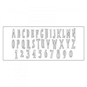 Sizzix Bigz XL Alphabet Die Handmade by Tim Holtz (664218)