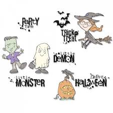 Sizzix Clear Stamps Fright Night! by Pete Hughes (664476)
