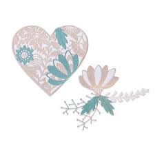 Sizzix Thinlits Dies Bold Floral Heart  by Jennar (664492)