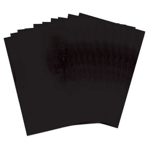 Sizzix Surfacez Shrink Plastic - 8 1/2" x 11" Black 10 Pack (664676)
