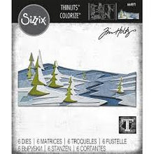 Load image into Gallery viewer, Sizzix Thinlits Colorize Die Snowscape by Tim Holtz (664971)
