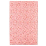 Sizzix 3-D Textured Impressions Embossing Folder Geometric Flowers (665005)