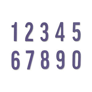 Sizzix Thinlits Die Set 10PK - Bold Numbers (665073)
