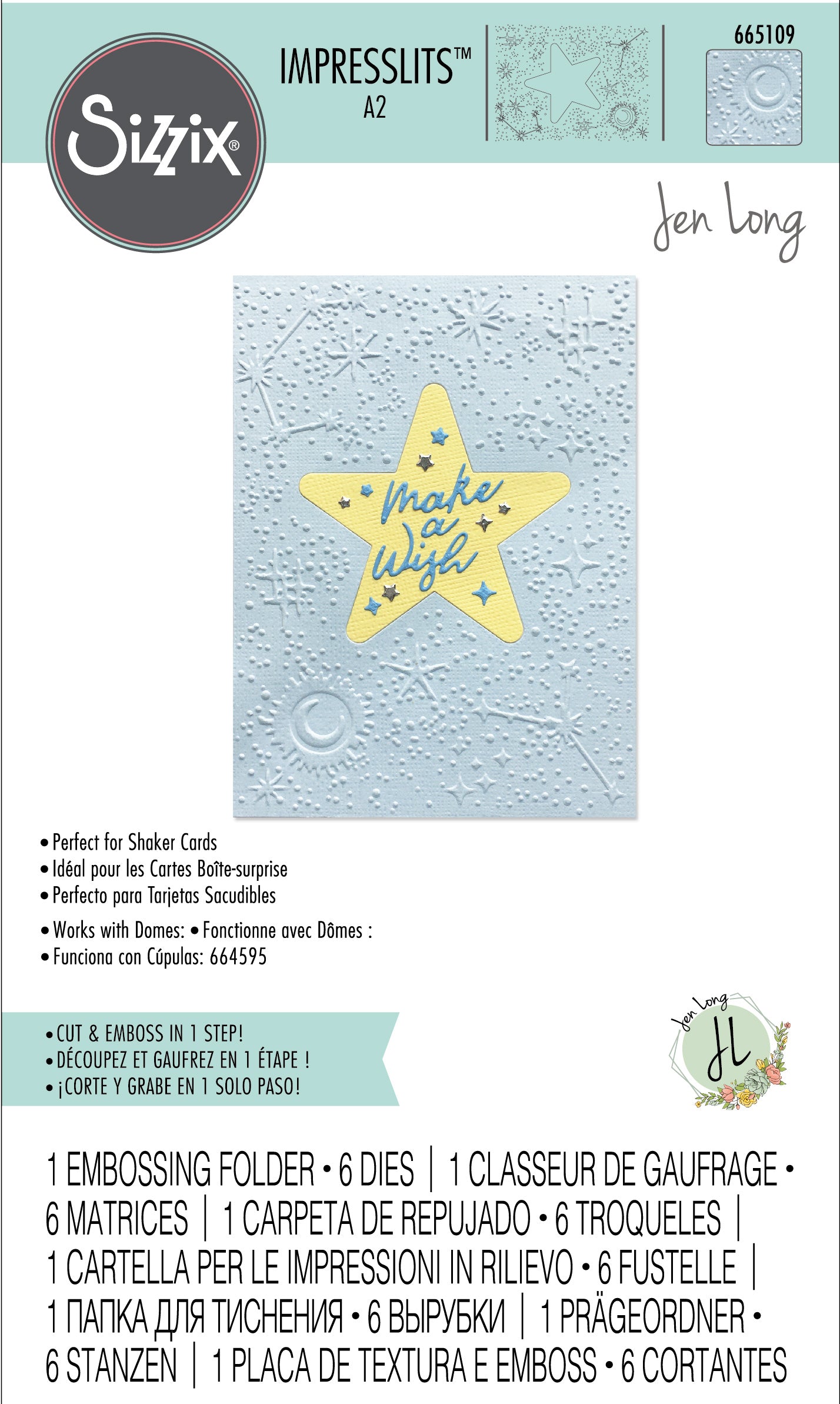 Circles and Dots Embossing Folder From Darcie Inc 