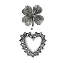 Load image into Gallery viewer, Sizzix 3-D Impresslits Embossing Folder - Lucky Love by Tim Holtz (665227)
