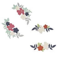 Sizzix Thinlits Dies Botanicals Wild Blossom Corners by Lisa Jones (665286)
