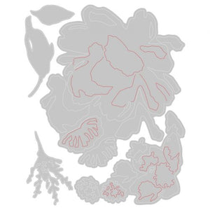 Sizzix Thinlits Die Set 5PK Brushstroke Flowers #3 by Tim Holtz (665360)