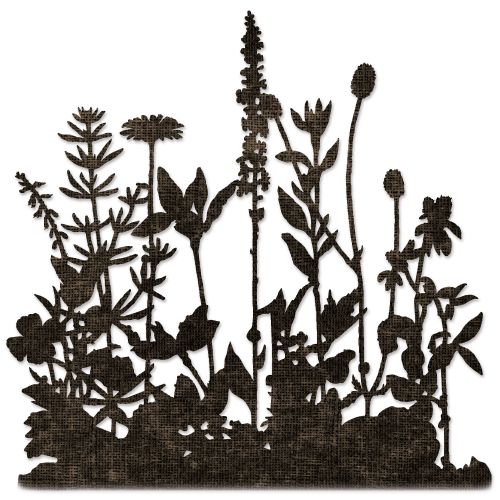 Sizzix Thinlits Die Flower Field by Tim Holtz (665369)