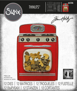 Sizzix Thinlits Dies Retro Oven by Tim Holtz (665586)