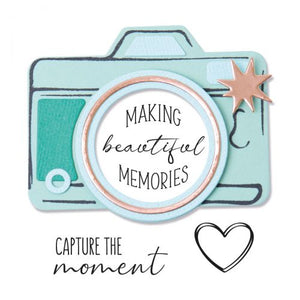 Sizzix Framelits Die Set with Stamps Memory Maker (665657)