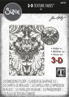 Sizzix 3-D Texture Fades Embossing Folder Damask by Tim Holtz (665733)