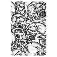 Load image into Gallery viewer, Sizzix 3-D Texture Fades Embossing Folder Skulls by Tim Holtz (665771)

