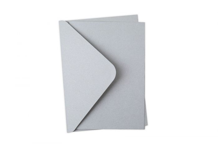 Sizzix Surfacez A6 Neutral Card & Envelope Pack Pebble Wash (665919)