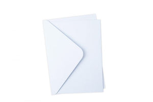 Sizzix Surfacez A6 Neutral Card & Envelope Pack White (665921)