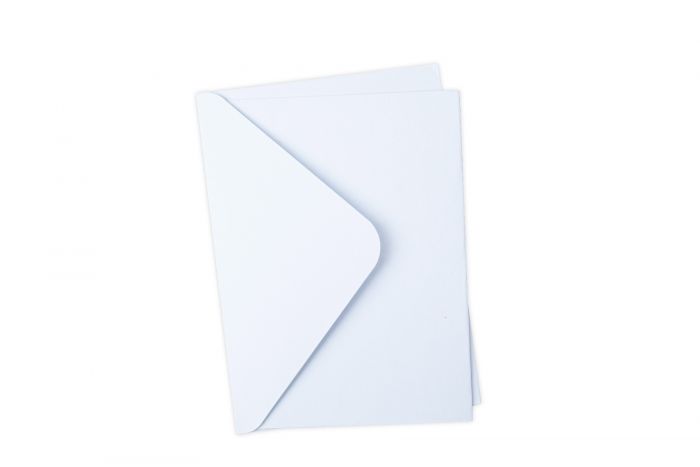 Buste Lettera Bianche A6 Sizzix Surfacez - Neutral Card & Envelope
