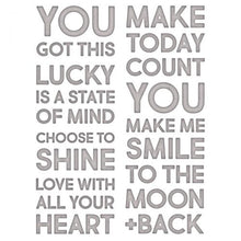 Load image into Gallery viewer, Sizzix Thinlits Die Set Bold Text #2 by Tim Holtz (665925)
