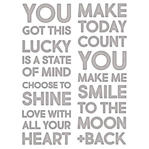 Sizzix Thinlits Die Set Bold Text #2 by Tim Holtz (665925)
