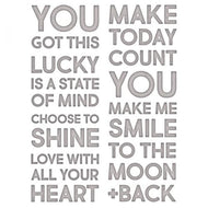 Sizzix Thinlits Die Set Bold Text #2 by Tim Holtz (665925)