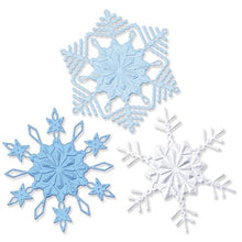 Load image into Gallery viewer, Sizzix Switchlits Embossing Folder Winter Snowflakes (665968)
