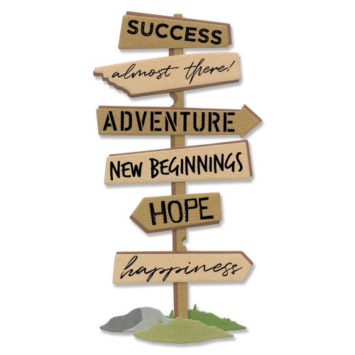 Sizzix Framelits Die Set Signs For Success (666225)