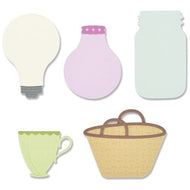Sizzix Thinlits Die Set Floral Vessels (666238)