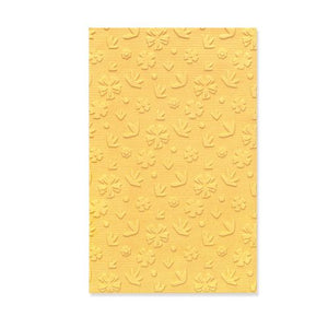 Sizzix Multi-Level Impressions Mini Embossing Folder Scattered Florals (666263)