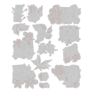 Sizzix Thinlits Die Set Brushstroke Flowers Mini by Tim Holtz (666284)