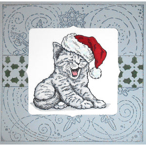 Stampendous! Fran's 6" x 6" Cling Rubber Stamp - Winter Blizzard (6CR009)