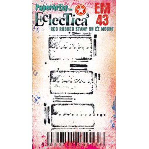 PaperArtsy Eclectica3 Mini Stamp Number 43 designed by Seth Apter (EM43)