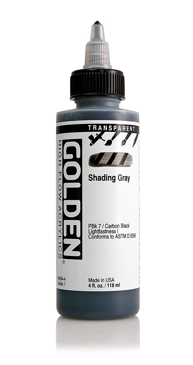 Golden High Flow Acrylics Transparent Shading Gray (8564-4)