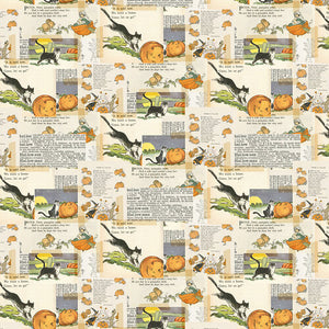Simple Stories Simple Vintage October 31st Collection 12x12 Paper All Hallows' Eve (18607)