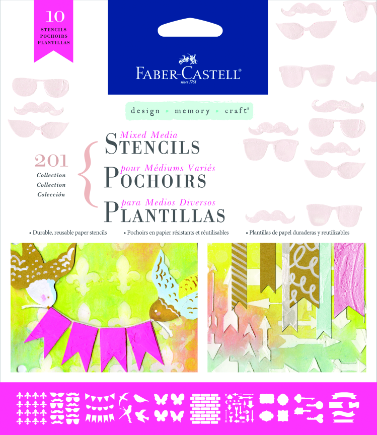 Faber-Castell Mixed Media Stencils 201 Collection (770601)