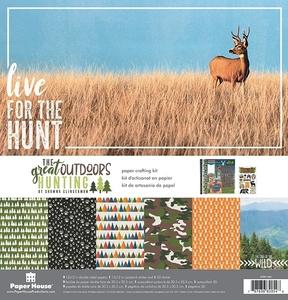 Paper House Productions The Great Outdoors Hunting Paper Crafting Kit