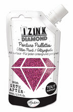 Load image into Gallery viewer, Aladine Izink Diamond Glitter Paint Rose Eggplant by Seth Apter (80880)
