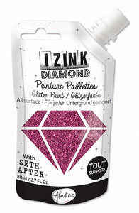 Aladine Izink Diamond Glitter Paint Rose Eggplant by Seth Apter (80880)