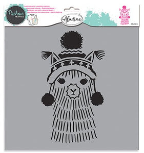 Aladine Textile Stencil Llama (81015)