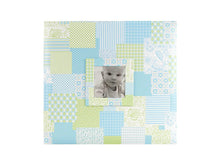 Load image into Gallery viewer, MBI Expressions 12x12 Post Bound Album with Window Baby Blue Quilt (860071)
