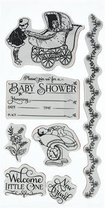 Graphic 45 Cling Mounted Rubber Stamps Precious Memories 2 (ICO330)