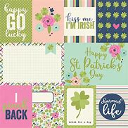 Simple Stories - St. Patrick's Day 12x12 Double Sided Paper - 3x4 & 4x6 Journaling Cards (9443)