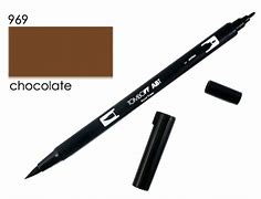 Tombow ABT Dual Brush Pens - Chocolate (ABT-969)